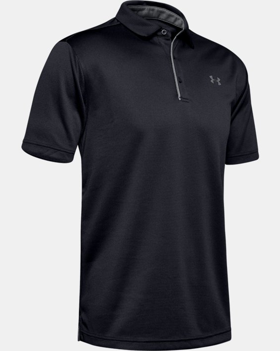 Herren UA Tech™ Poloshirt, Black, pdpMainDesktop image number 4
